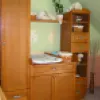 BRIZS Kft készítésű babaszoba bútor, középütt a pelenkázó komóddal